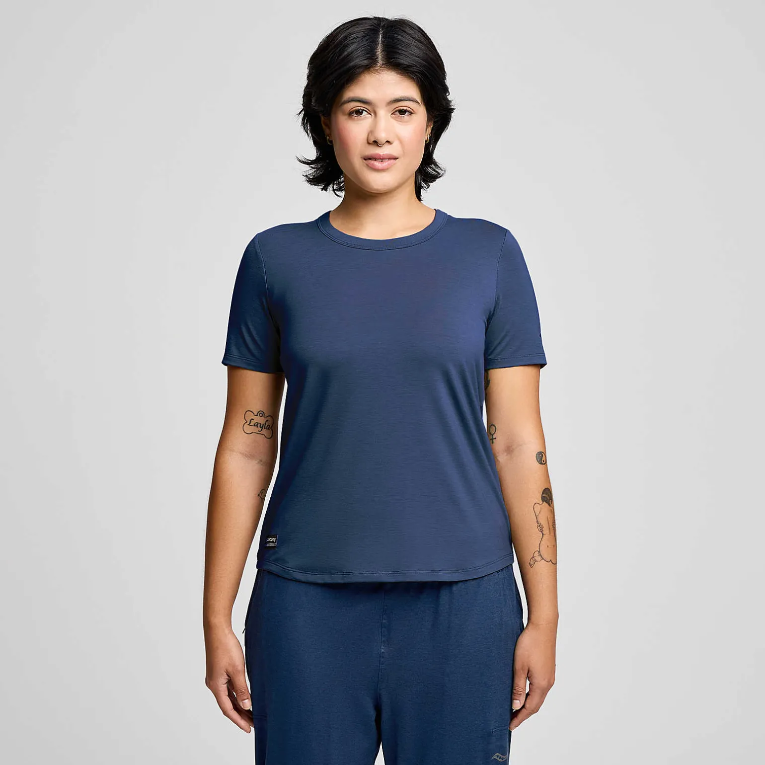 Saucony Triumph Short Sleeve Navy Cheap